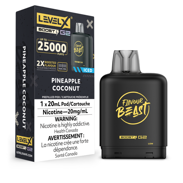 PINEAPPLE COCONUT - LEVEL X FB BOOST (20mL) (ONTARIO)