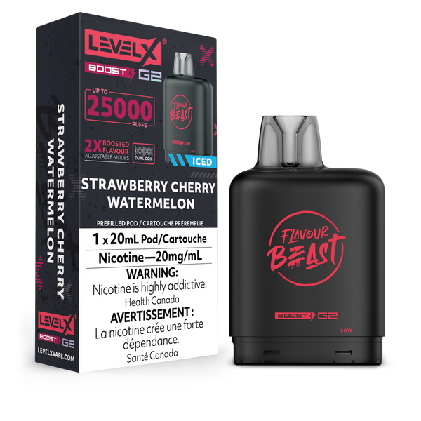 STRAWBERRY CHERRY WATERMELON - LEVEL X FB BOOST (20mL) (ONTARIO)