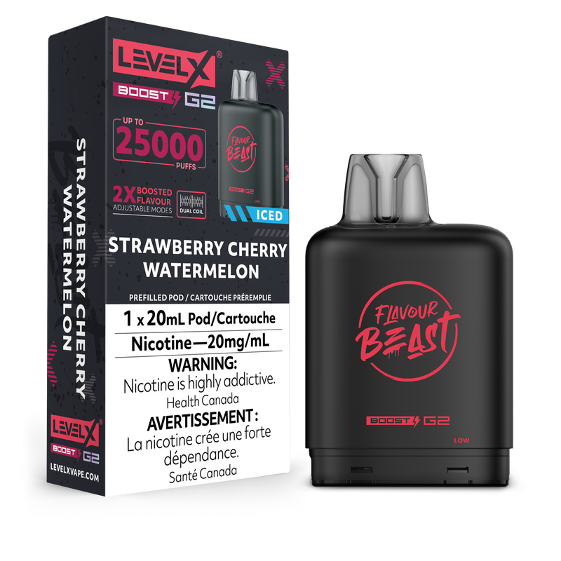 STRAWBERRY CHERRY WATERMELON - LEVEL X FB BOOST (20mL) (ONTARIO)
