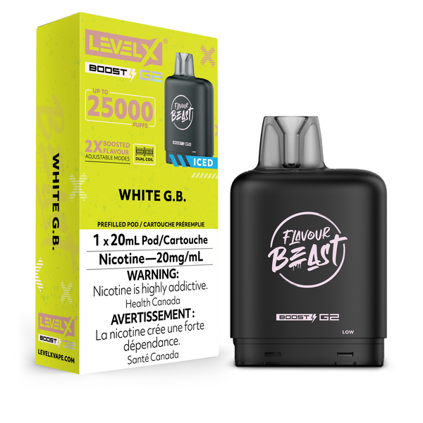 WHITE G.B. - LEVEL X FB BOOST (20mL) (ONTARIO)