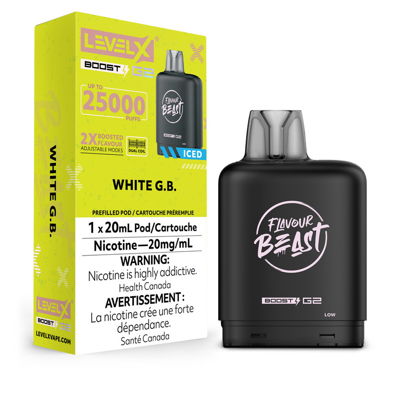WHITE G.B. - LEVEL X FB BOOST (20mL) (ONTARIO)