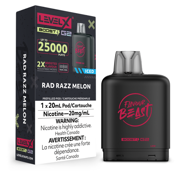 RAD RAZZ MELON - LEVEL X FB BOOST (20mL) (ONTARIO)