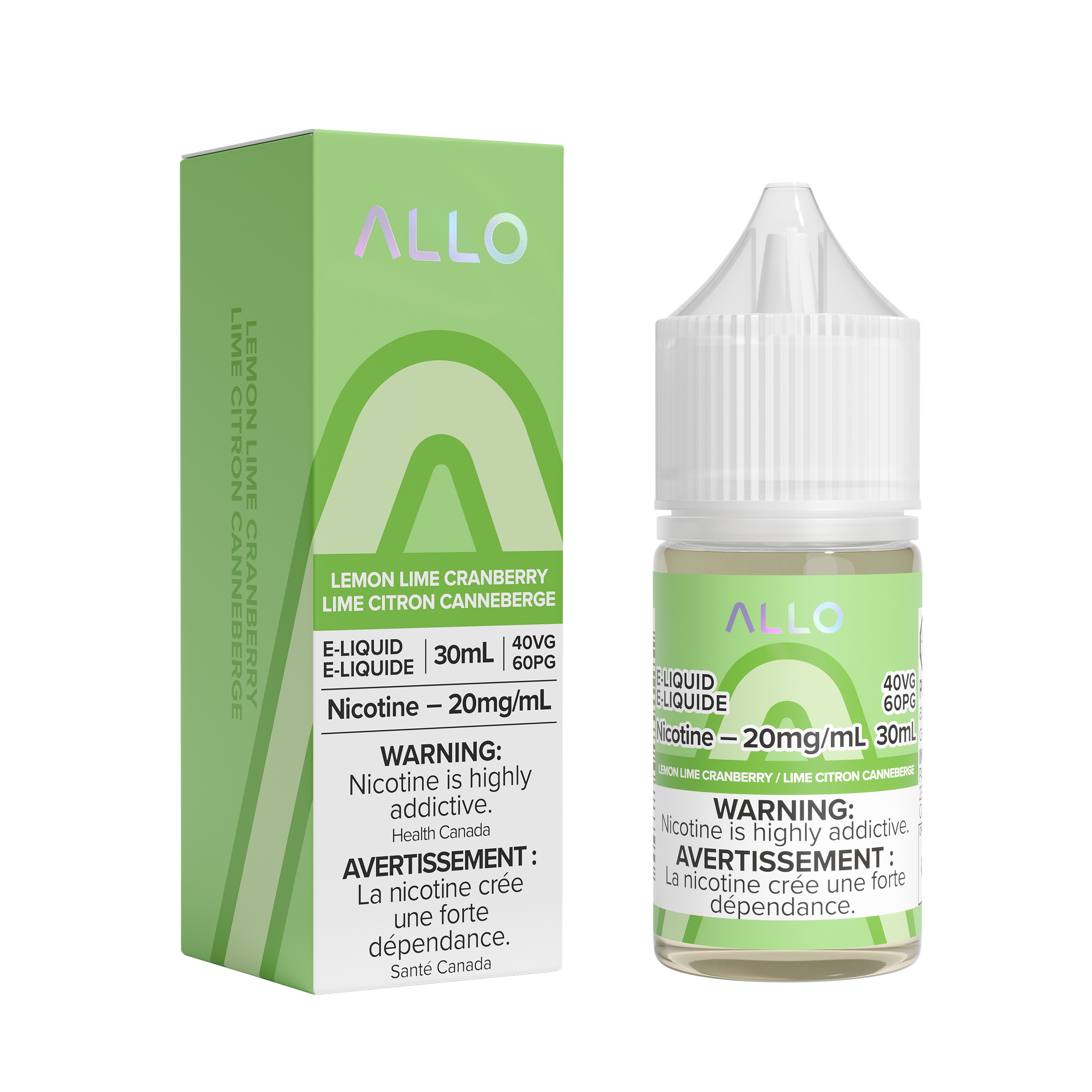 ALLO E LIQUID - LEMON LIME CRANBERRY