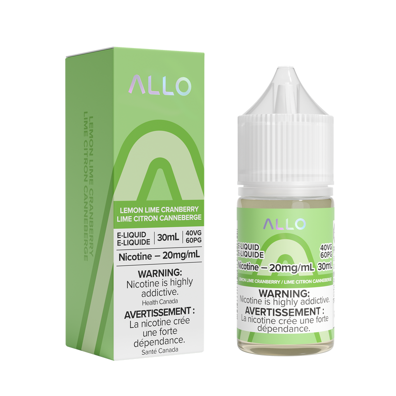 ALLO E LIQUID - LEMON LIME CRANBERRY (ONTARIO)