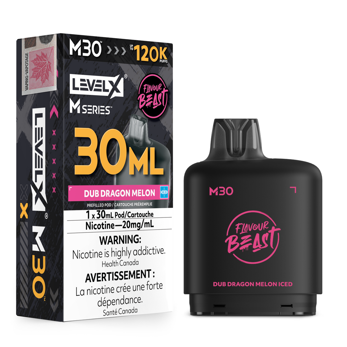 DUB DRAGON MELON ICED - LEVEL X M30 (30mL) *LEVEL X M DEVICE REQUIRED*