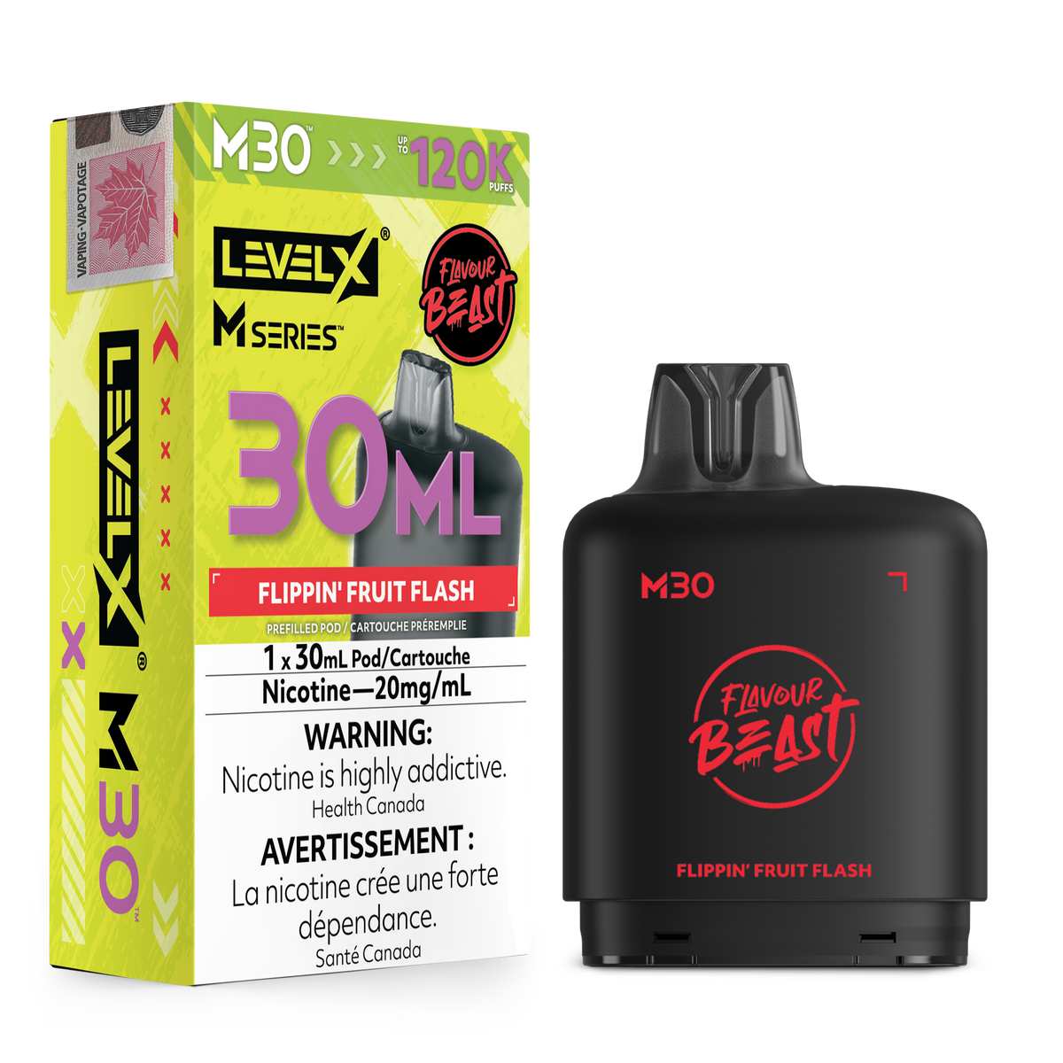 FLIPPIN' FRUIT FLASH - LEVEL X M30 (30mL) *LEVEL X M DEVICE REQUIRED*