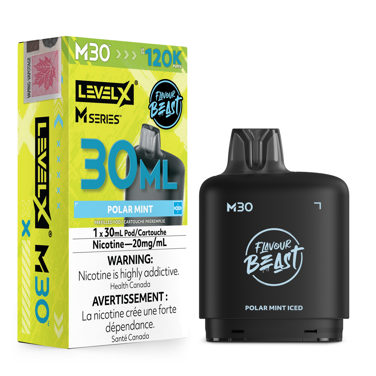 POLAR MINT ICED  - LEVEL X M30 (30mL) *LEVEL X M DEVICE REQUIRED*