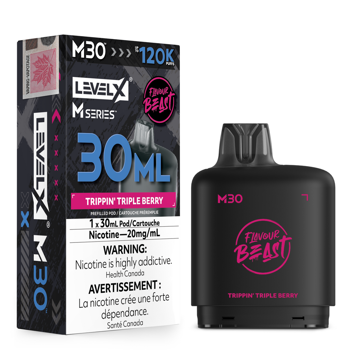 TRIPPIN' TRIPLE BERRY - LEVEL X M30 (30mL) *LEVEL X M DEVICE REQUIRED*