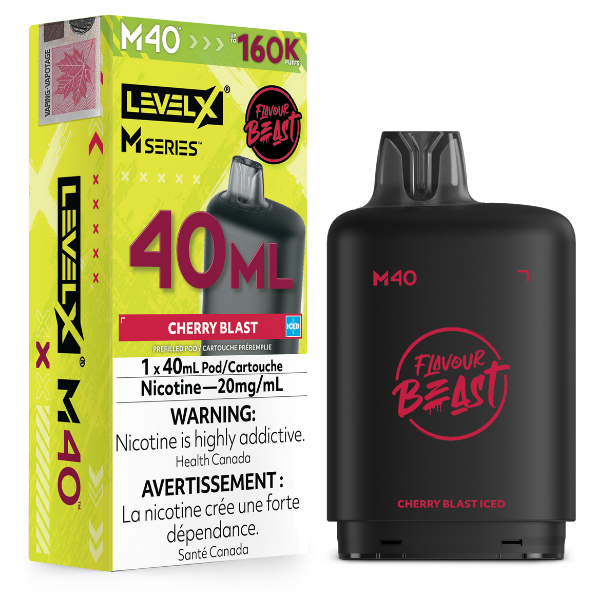CHERRY BLAST ICED - LEVEL X M40 (40mL) *LEVEL X M DEVICE REQUIRED*
