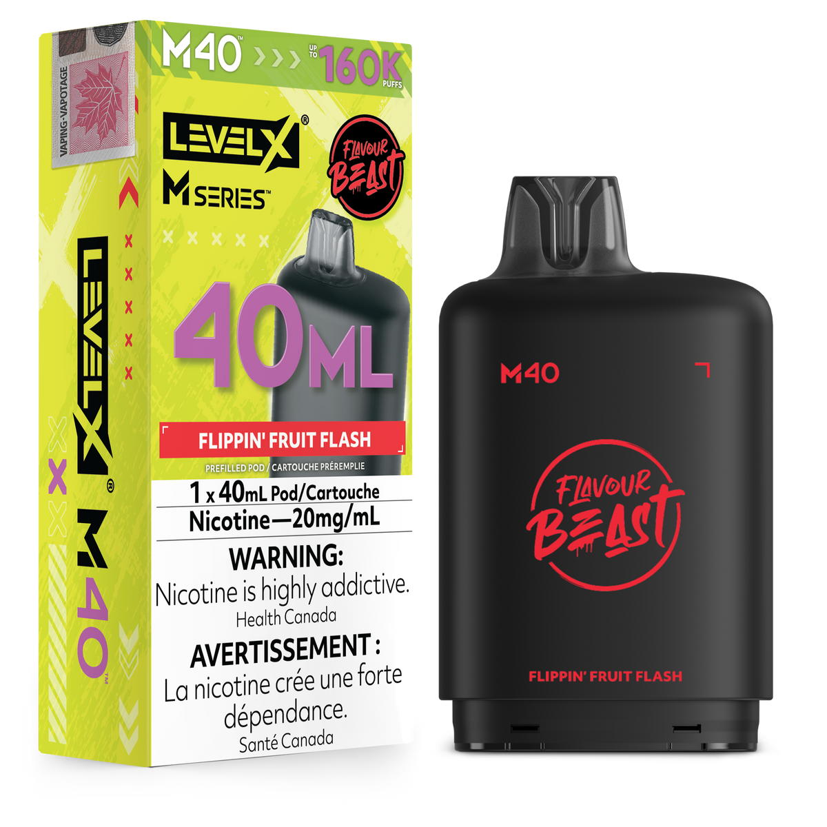 FLIPPIN' FRUIT FLASH - LEVEL X M40 (40mL) *LEVEL X M DEVICE REQUIRED*