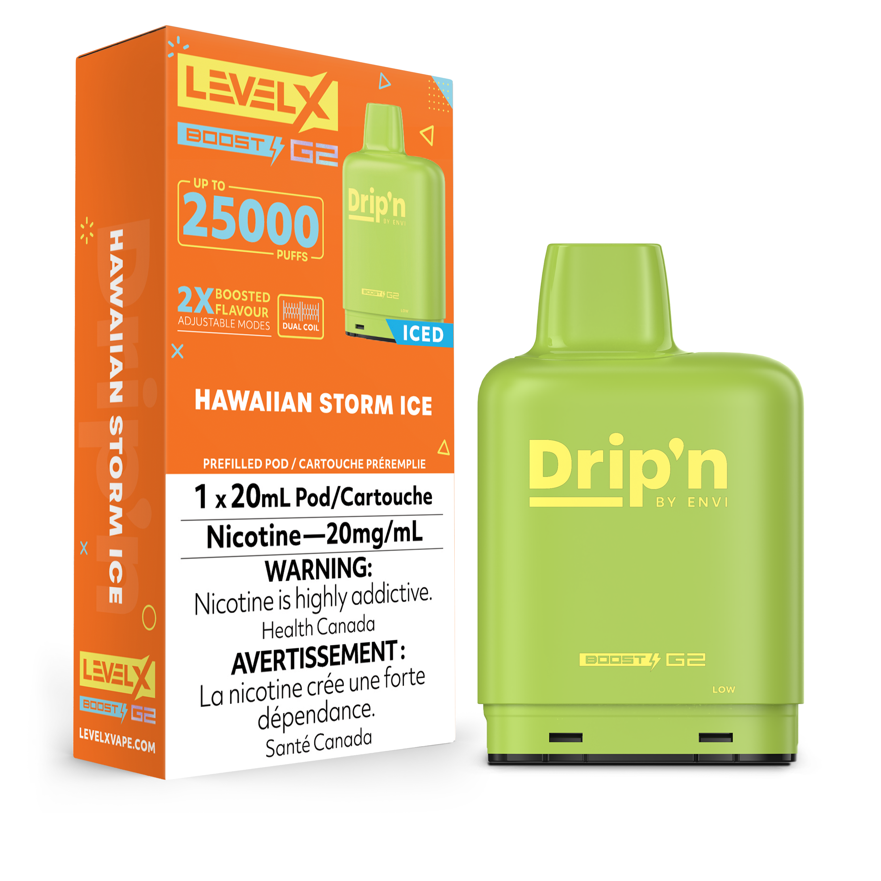 HAWAIIAN STORM ICE - LEVEL X DRIP'N BOOST (20mL) (ONTARIO)