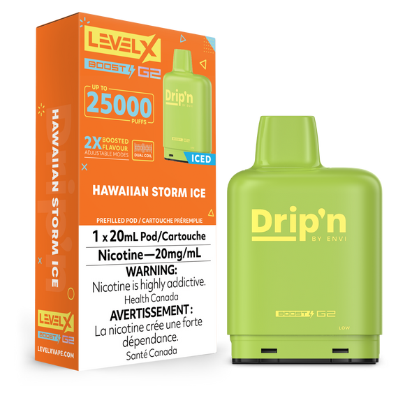 HAWAIIAN STORM ICE - LEVEL X DRIP'N BOOST (20mL) (ONTARIO)