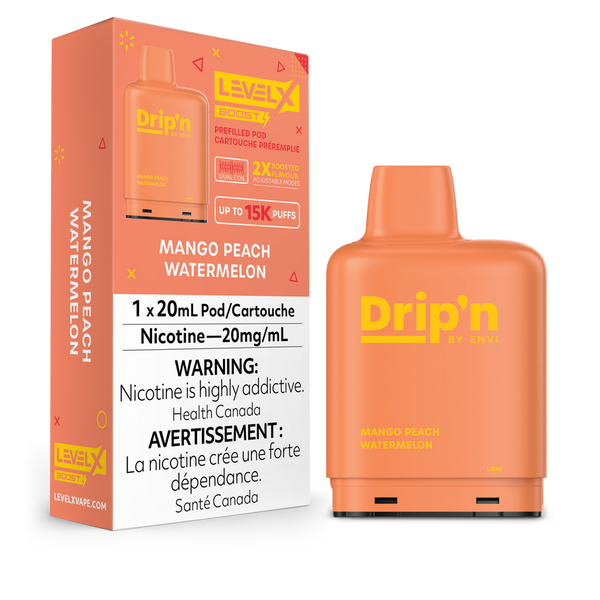 MANGO PEACH WATERMELON - LEVEL X DRIP'N BOOST (20mL) (ONTARIO)