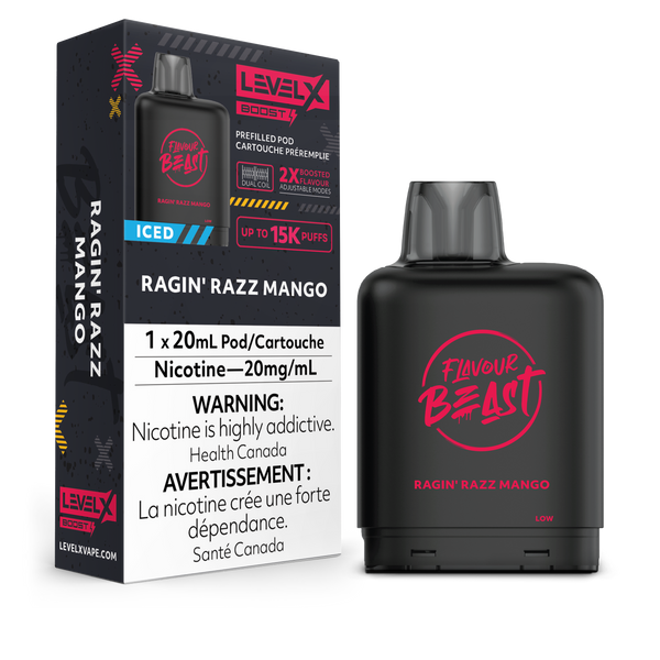 RAGIN' RAZZ MANGO - LEVEL X FB BOOST (20mL) (ONTARIO)
