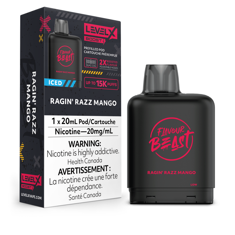 RAGIN' RAZZ MANGO - LEVEL X FB BOOST (20mL) (ONTARIO)