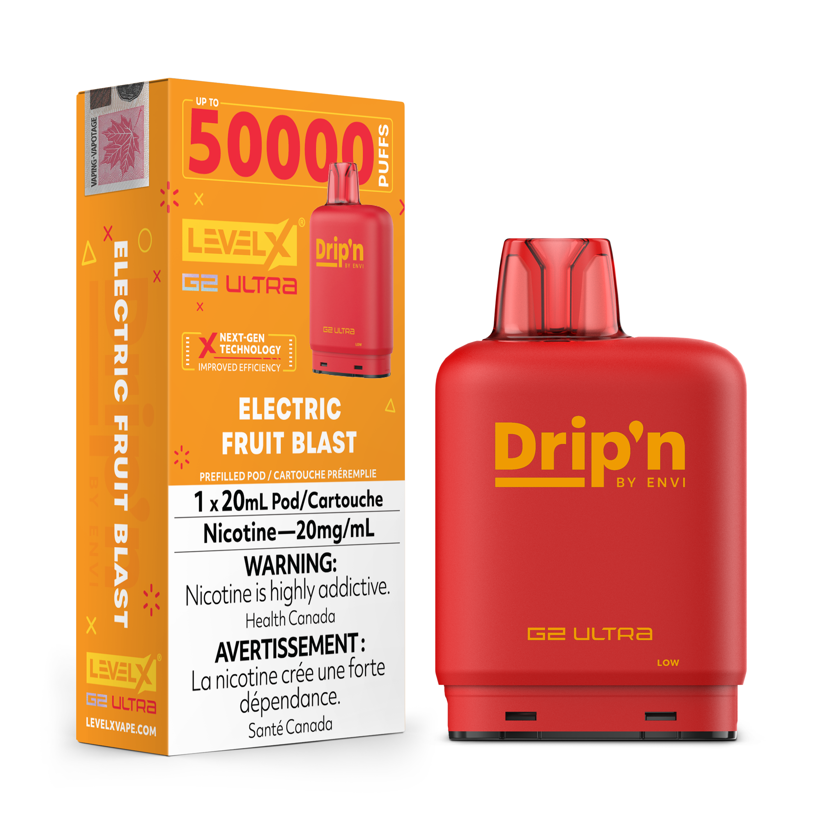 ELECTRIC FRUIT BLAST - FLAVOUR BEAST LEVEL X G2 DRIP'N ULTRA (20mL) (ONTARIO)