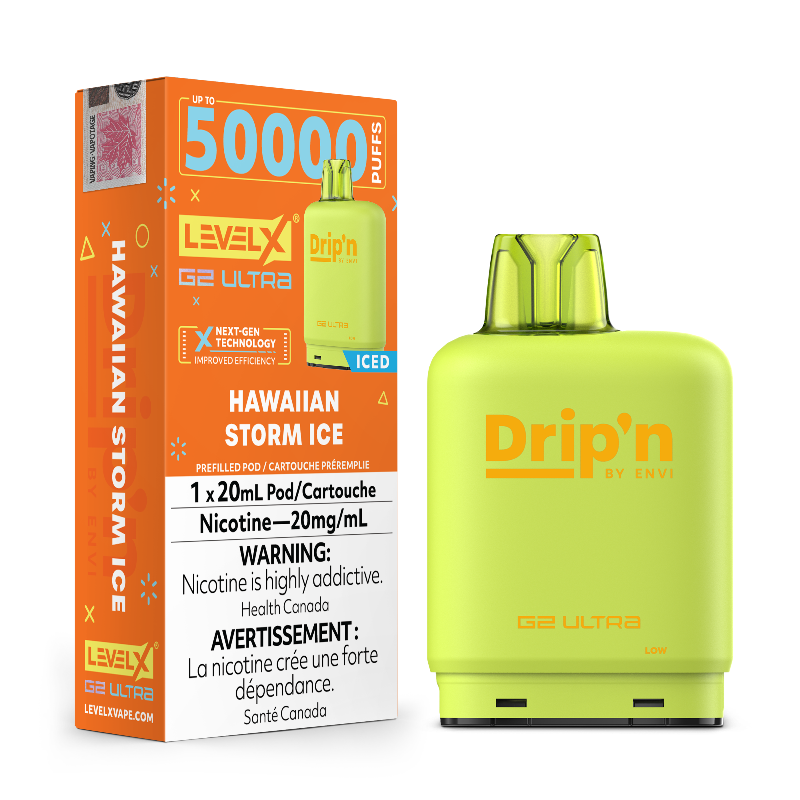 HAWAIIAN STORM ICE - FLAVOUR BEAST LEVEL X G2 DRIP'N ULTRA (20mL) (ONTARIO)
