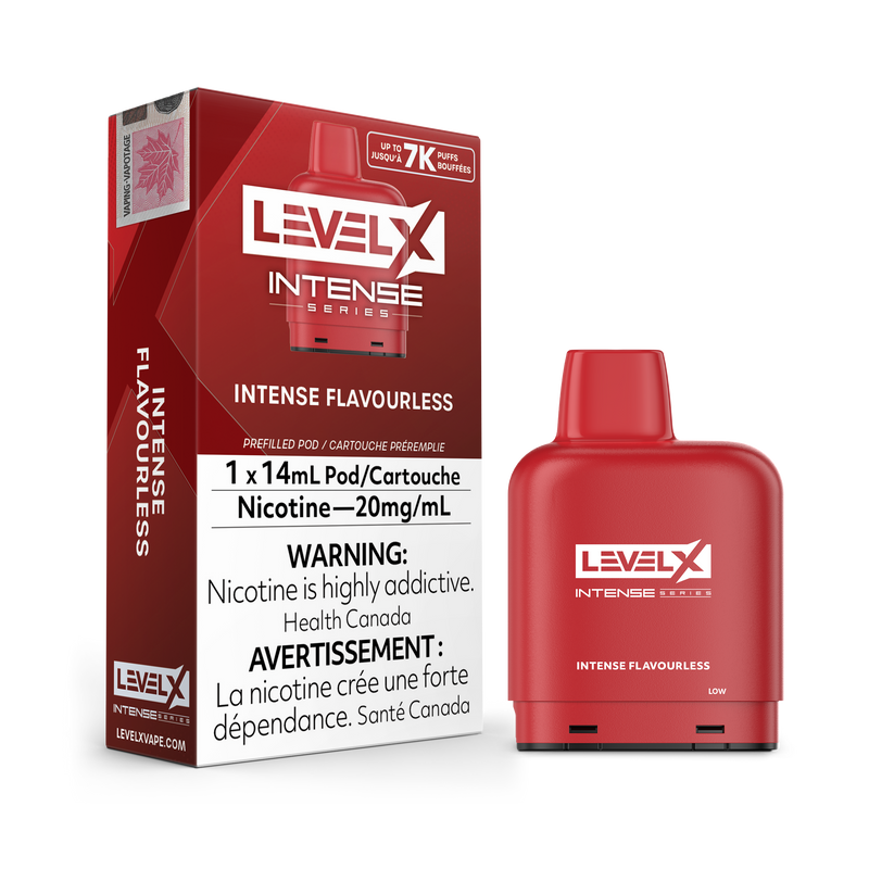 INTENSE FLAVOURLESS - LEVEL X POD INTENSE SERIES 14mL (ONTARIO)