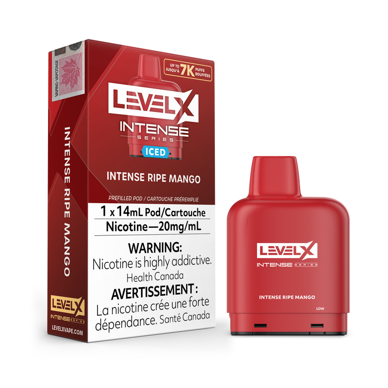 INTENSE RIPE MANGO - LEVEL X POD INTENSE SERIES 14mL (ONTARIO)