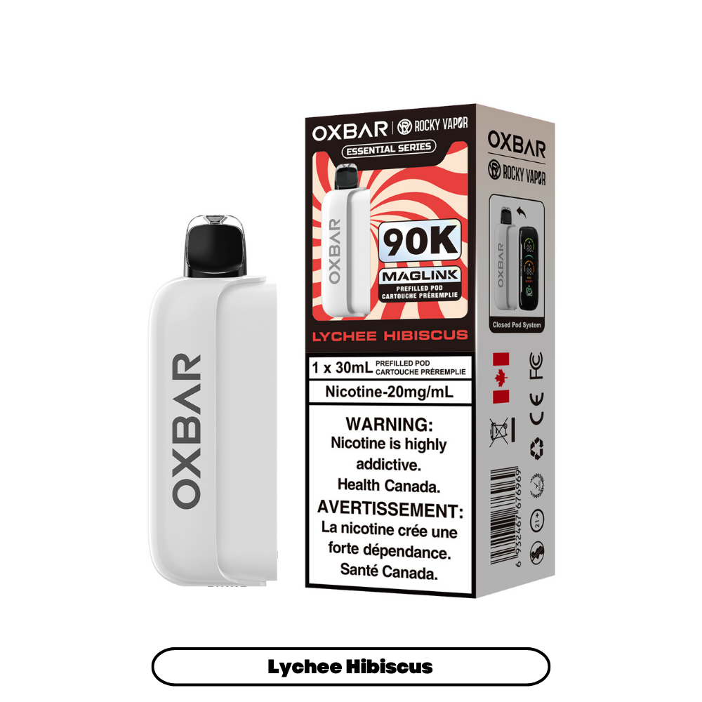LYCHEE HIBISCUS - OXBAR MAGLINK *HYBRID DISPOSABLE* (POD ONLY) (30mL)