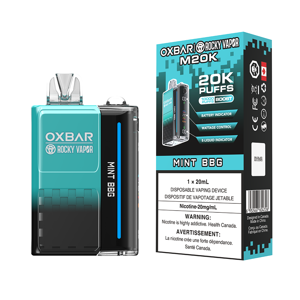 MINT BBG - OXBAR M20K BY ROCKY VAPOR (ONTARIO)