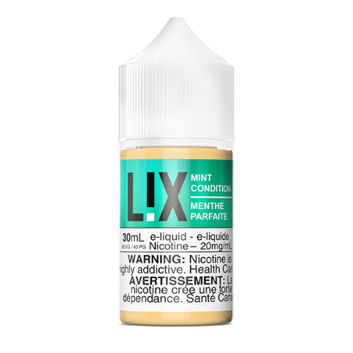 L!X - MINT CONDITION SALT NIC (LIX) (30mL) (ONTARIO)