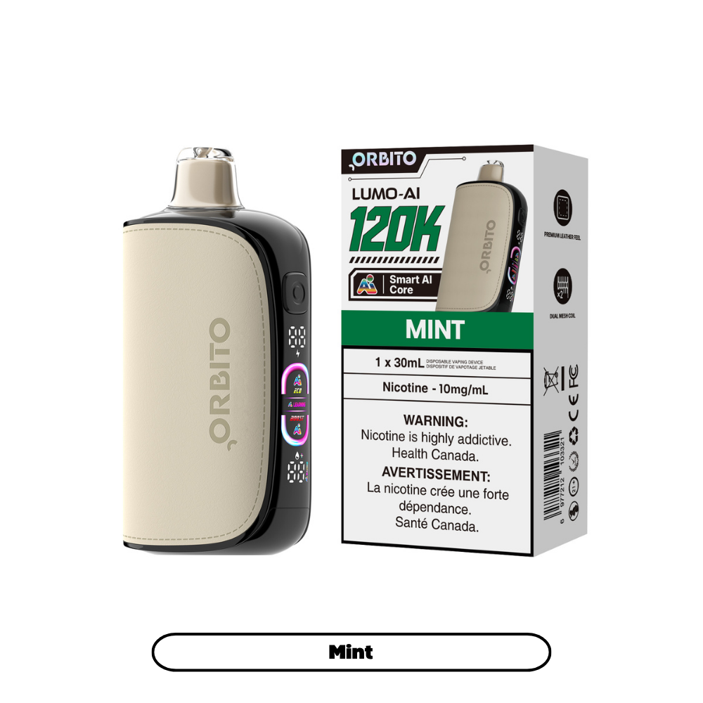 MINT - ORBITO LUMO AI 120K LOW NICOTINE (10mg) (30mL)