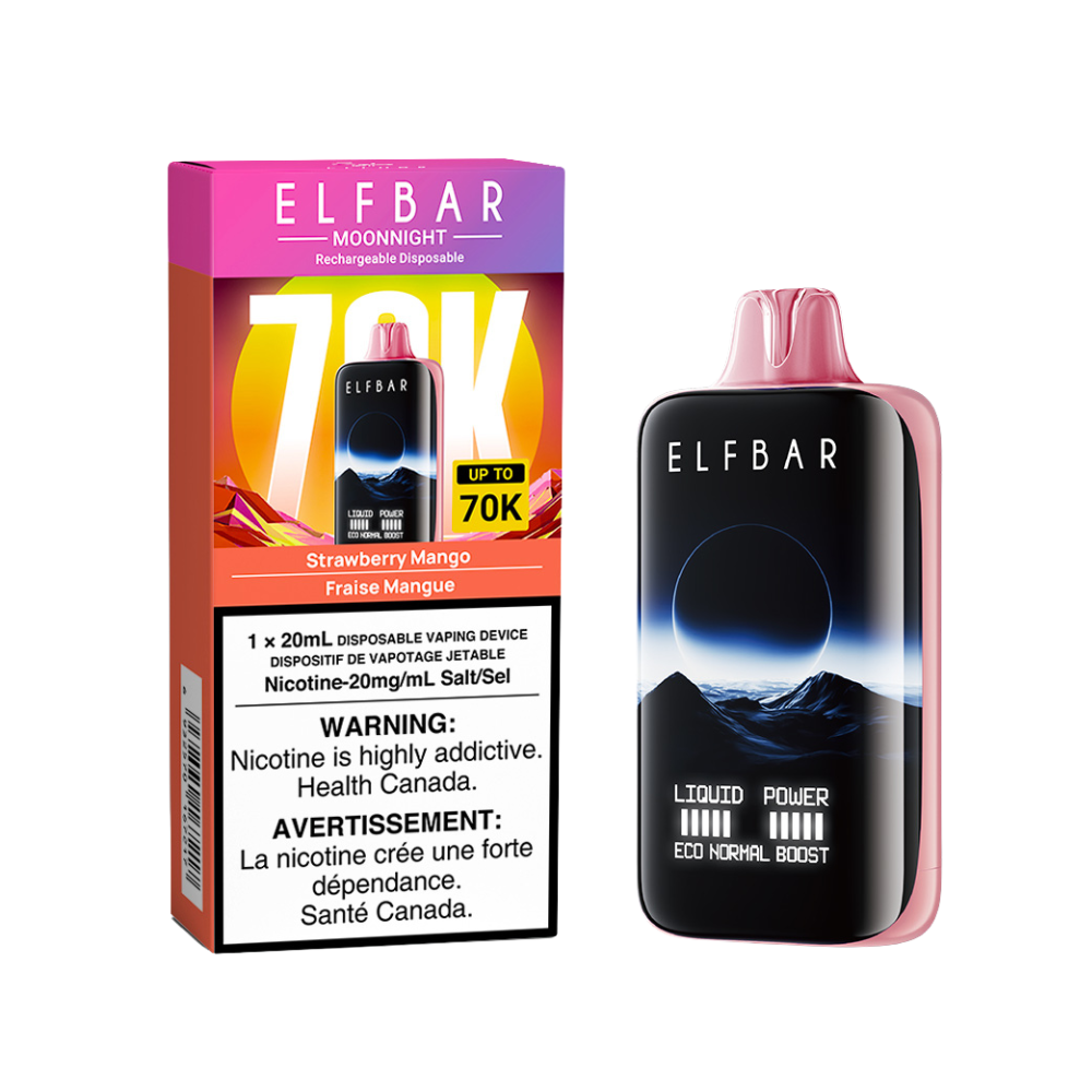 STRAWBERRY MANGO - ELFBAR MOONNIGHT 70K (20mL) (ONTARIO)