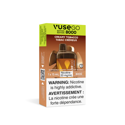 CREAMY TOBACCO - VUSE GO 8000 (ONTARIO)