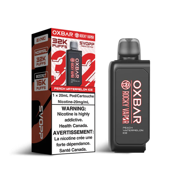 PEACH WATERMELON ICE - OXBAR SVOPP 32K POD SYSTEM (SVOPP DEVICE REQUIRED) (ONTARIO)