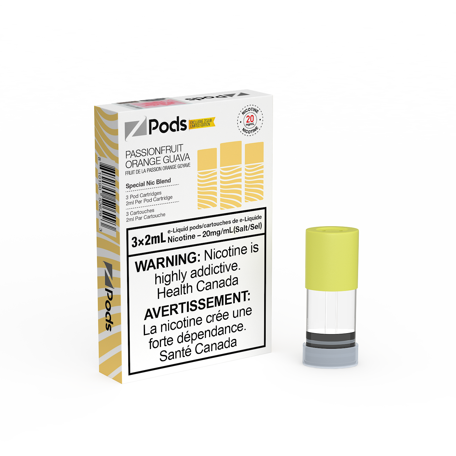 Z-PODS: POG/PASSIONFRUIT ORANGE GUAVA (ONTARIO)