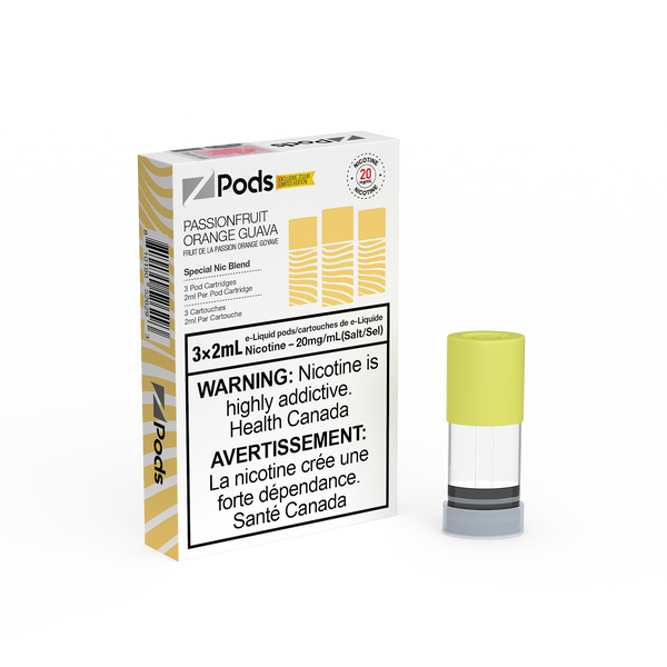 Z-PODS: POG/PASSIONFRUIT ORANGE GUAVA (ONTARIO)