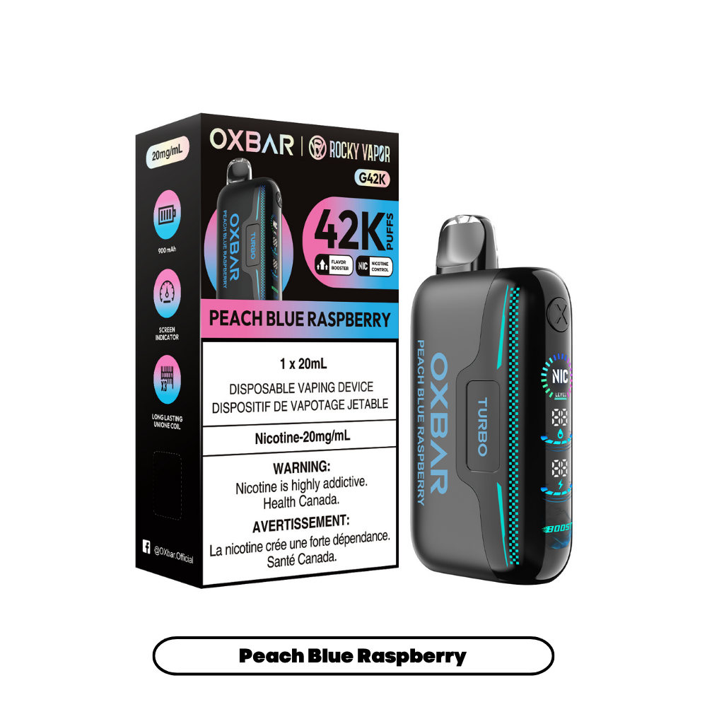 PEACH BLUE RASPBERRY - OXBAR G42K