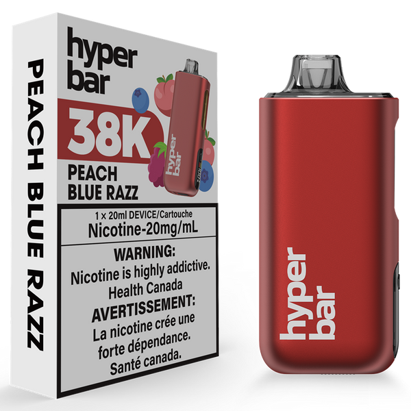 PEACH BLUE RAZZ - HYPERBAR BE38000 (ONTARIO)