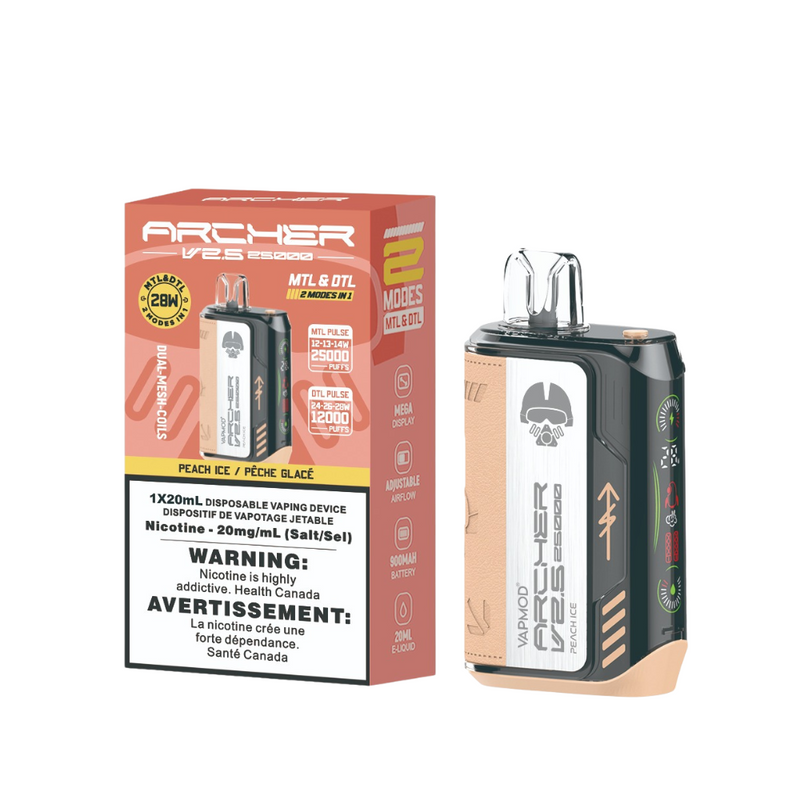 PEACH ICE - VAPMOD ARCHER V2.5 (ONTARIO)