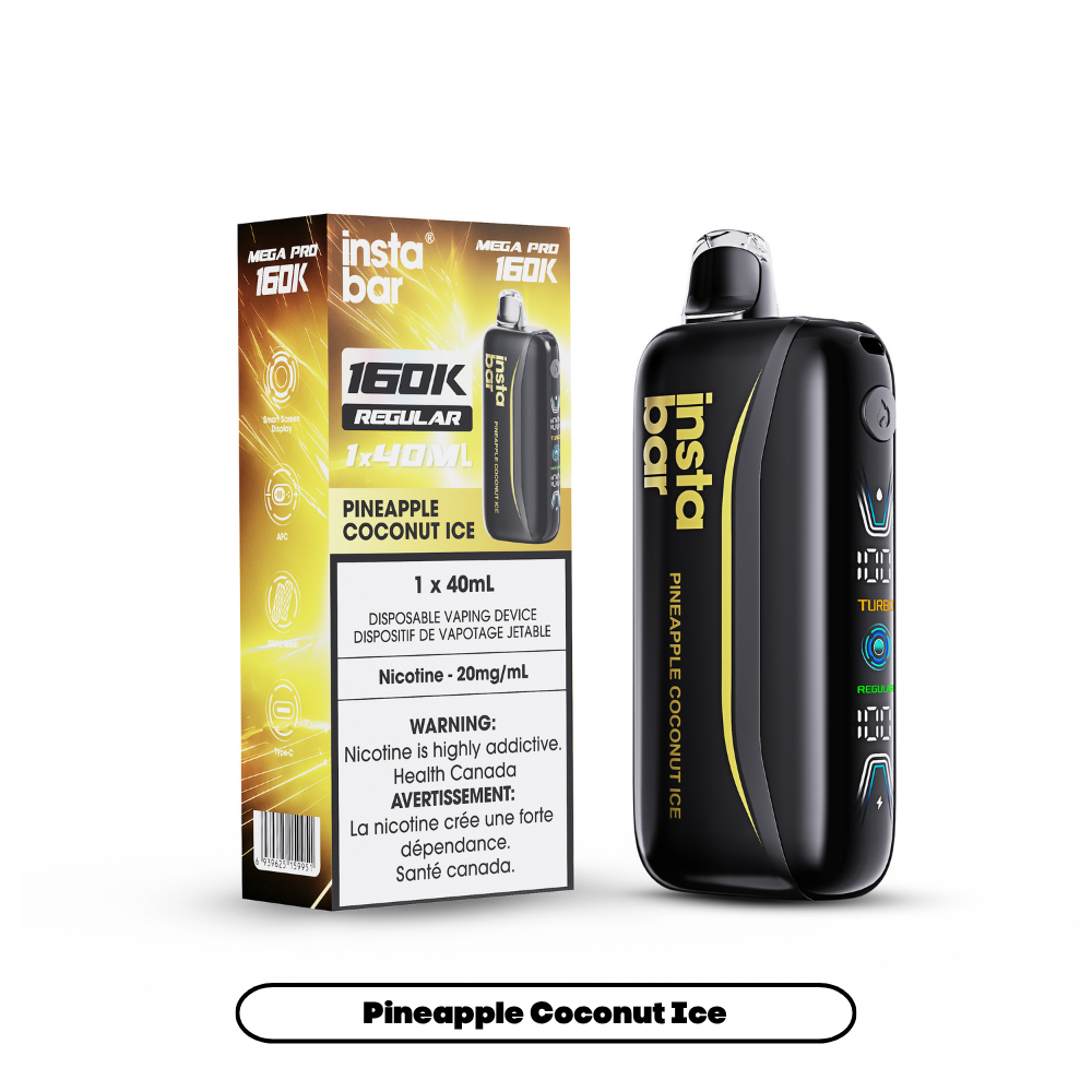 PINEAPPLE COCONUT ICE - INSTA BAR MEGA PRO 160K (40mL)