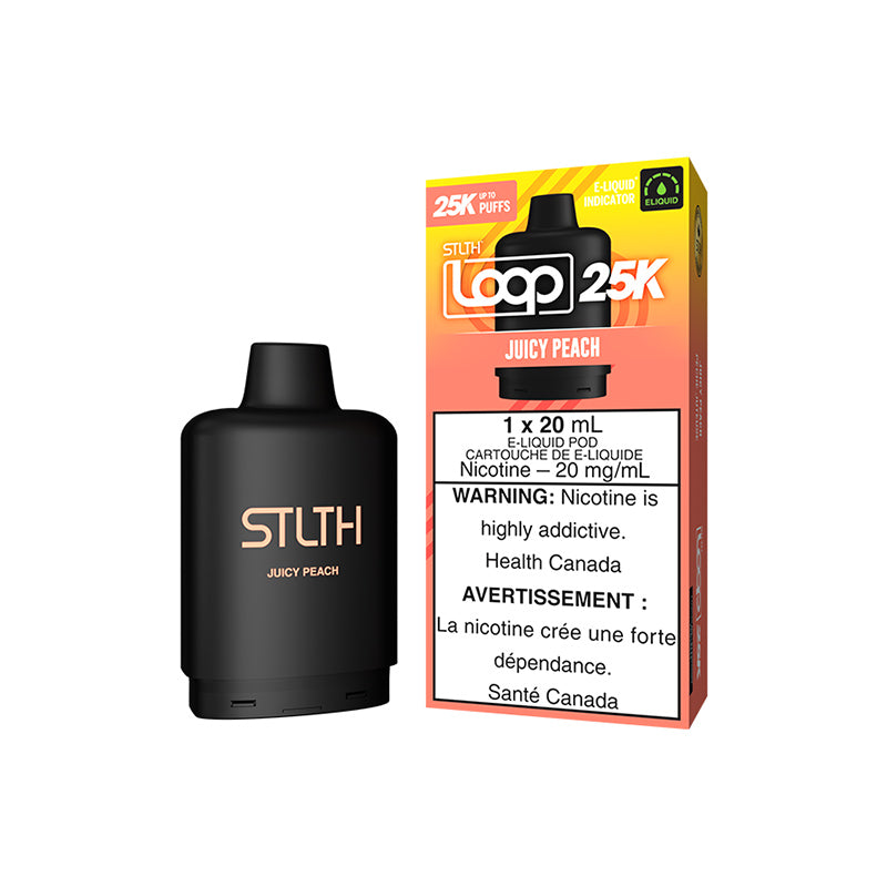 JUICY PEACH (NON-ICED) - STLTH LOOP 25K (20mL) (ONTARIO)