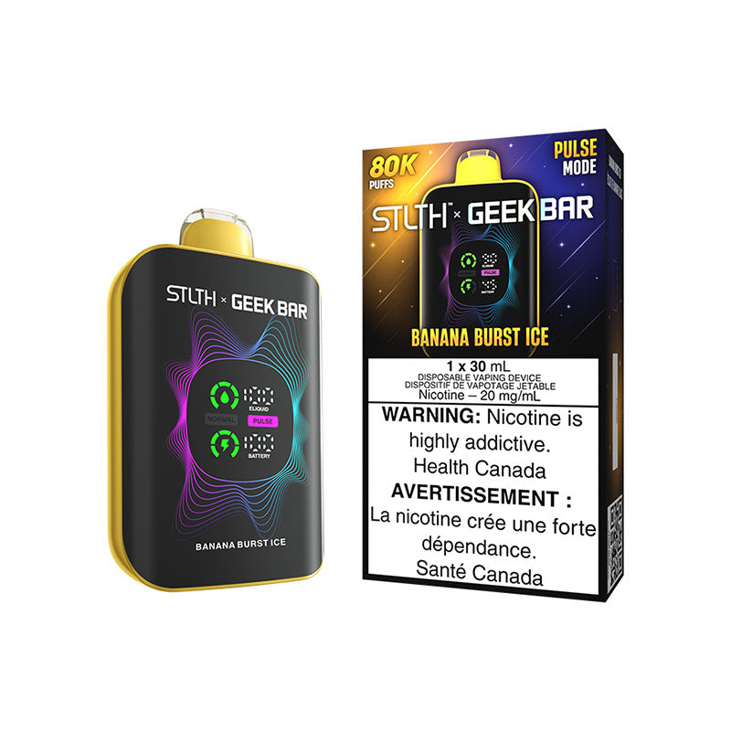 BANANA BURST ICE - STLTH X GEEK BAR DISPOSABLE (30mL)