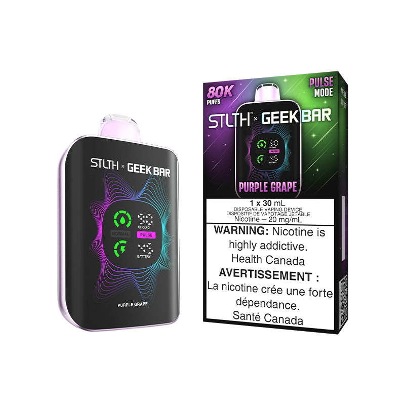 PURPLE GRAPE (NON ICED) - STLTH X GEEK BAR DISPOSABLE (30mL)