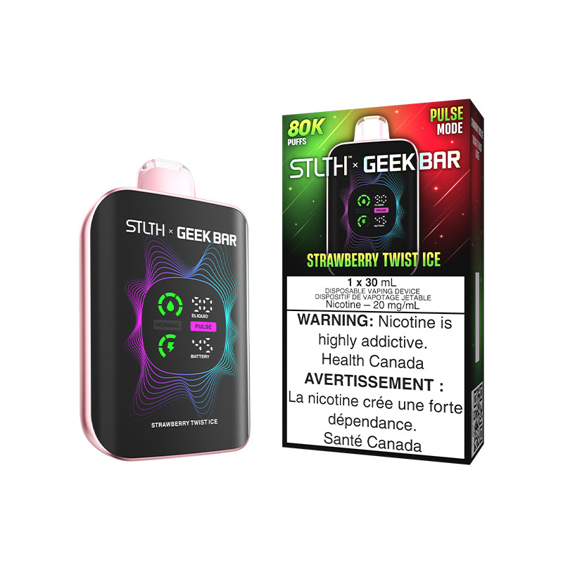 STRAWBERRY TWIST ICE  - STLTH X GEEK BAR DISPOSABLE (30mL)