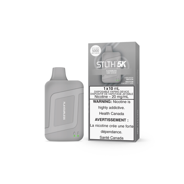 STLTH BOX 5K DISPOSABLE- FLAVOURLESS/ FLAVORLESS (ONTARIO)