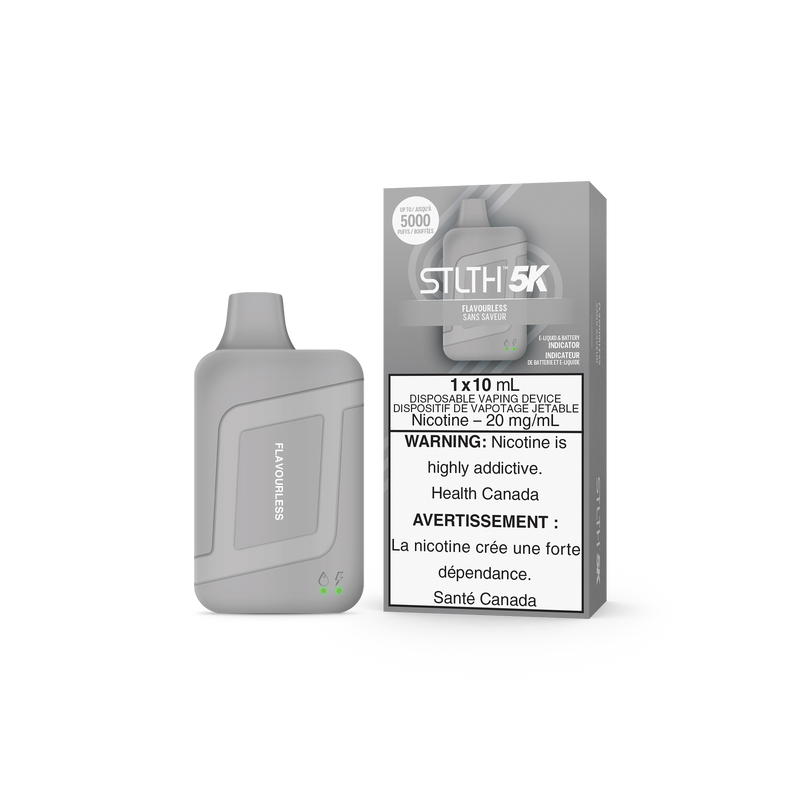 STLTH BOX 5K DISPOSABLE- FLAVOURLESS/ FLAVORLESS (ONTARIO)