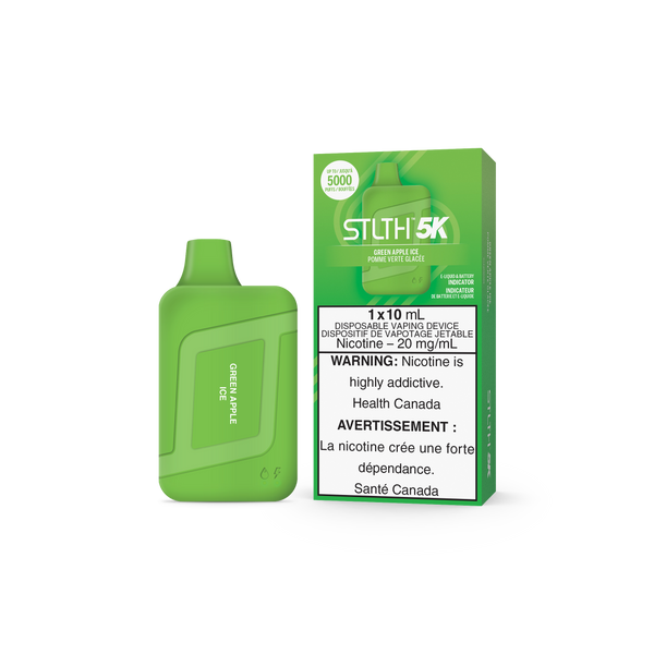 STLTH BOX 5K DISPOSABLE- GREEN APPLE ICE (ONTARIO)