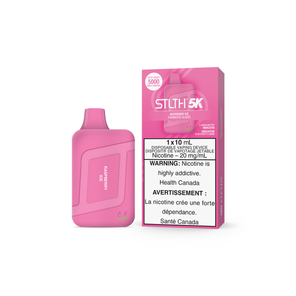 STLTH BOX 5K DISPOSABLE- RASPBERRY ICE (ONTARIO)