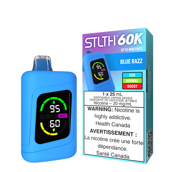 BLUE RAZZ   - STLTH 60K DISPOSABLE (ONTARIO)