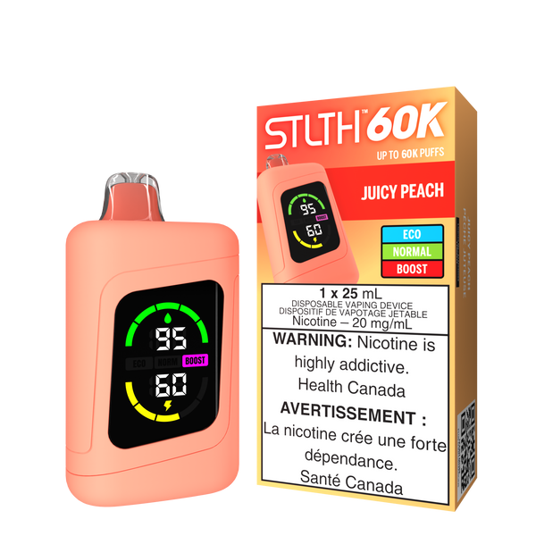 JUICY PEACH - STLTH 60K DISPOSABLE (ONTARIO)