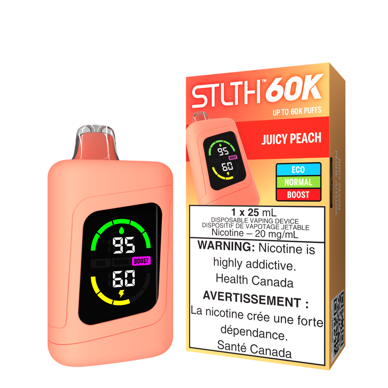 JUICY PEACH - STLTH 60K DISPOSABLE (ONTARIO)