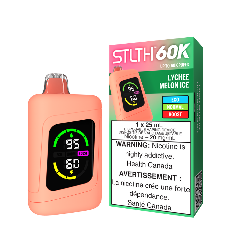 LYCHEE MELON ICE  - STLTH 60K DISPOSABLE (ONTARIO)