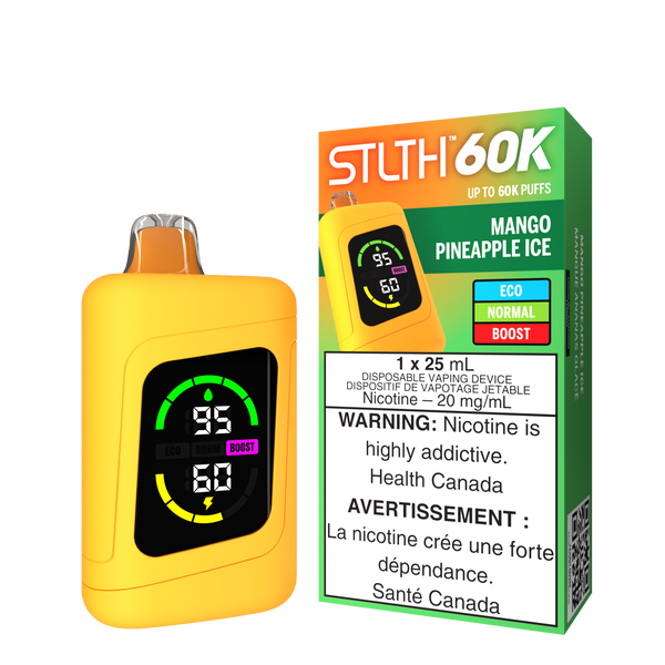 MANGO PINEAPPLE ICE - STLTH 60K DISPOSABLE (ONTARIO)