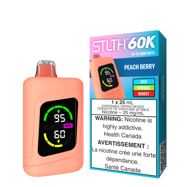PEACH BERRY - STLTH 60K DISPOSABLE (ONTARIO)
